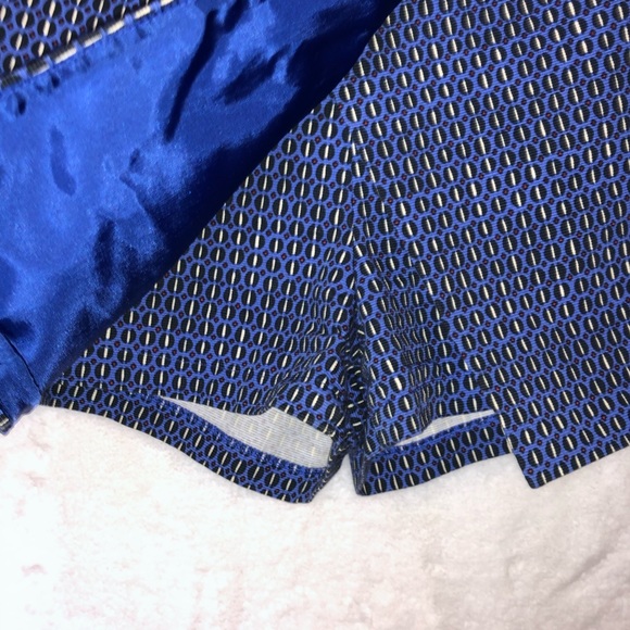 Topshop Geo Tile Print Skort Hemline Notch Sz 12 - Picture 4 of 8